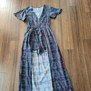 Xhilaration Printed Romper